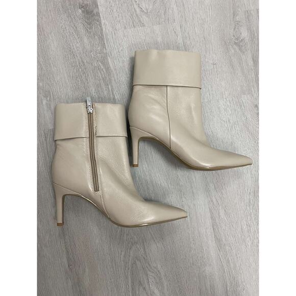 Marc Fisher Women's Kendry Pointed Toe High Heel Booties Beige 6,5 S000059 - Picture 7 of 12